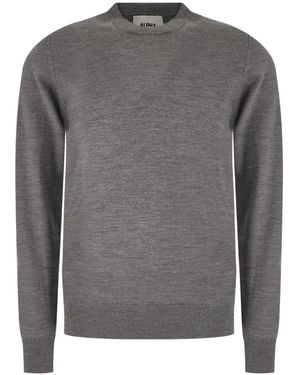 Alpha Studio Fine-Knit Sweater - Gray