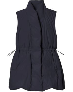 Lafayette 148 New York Drawstring Gilet - Blue