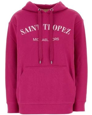 MICHAEL Michael Kors Long-Sleeves Hoddie - Pink