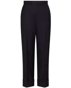 Thom Browne Pantalon De Smoking Super 120's En Laine À Rayures - Blue