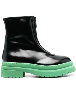 Chiara Ferragni Stivali Chunky Con Zip 60Mm - Verde