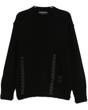 Boboutic Felpa Con Effetto Vissuto - Nero