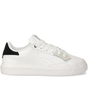 PUMA Logo Trainers - White