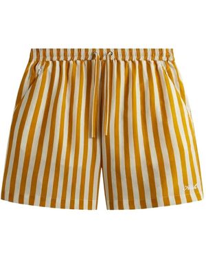 Kith Cedar Striped Shorts - Metallic