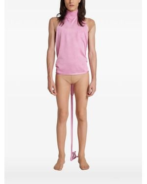 ROT Top The Halter - Rosa
