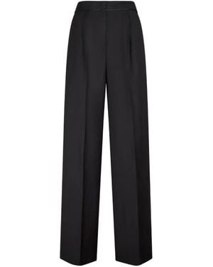 forte_forte Pantalones De Talle Alto - Negro