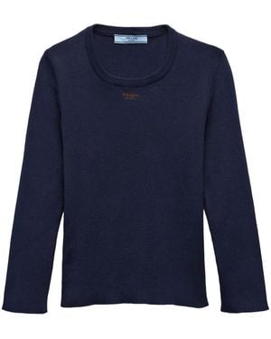 Prada ニットトップ - ブルー