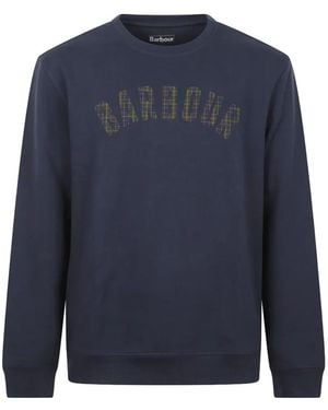 Barbour Berwick Logo-Appliqué Jumper - Blue