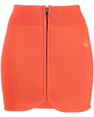 Isabel Marant Minifalda Olgane de canalé - Naranja