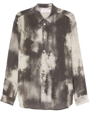 Samsøe & Samsøe Saluan X Printed Shirt - Grey