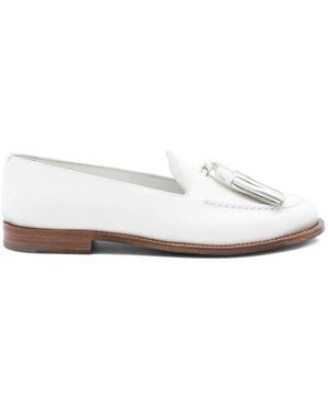 Church's Smooth Leather Loafers With Tassels Shoes - White