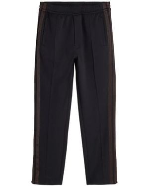 Y-3 X Wales Bonner Side-Stripe Track Pants - Blue