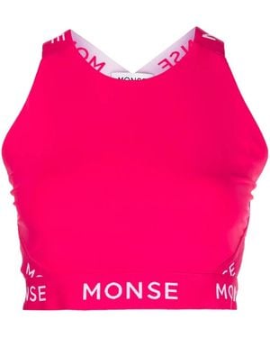 Monse ホルターネック スポーツトップ - ピンク