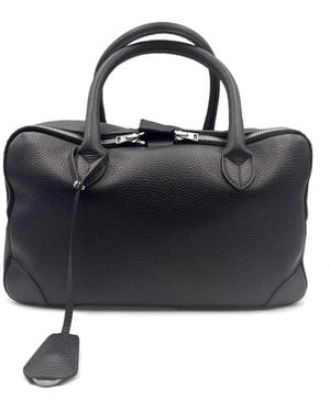 Golden Goose Sac Cabas En Cuir À Fini Grainé - Black