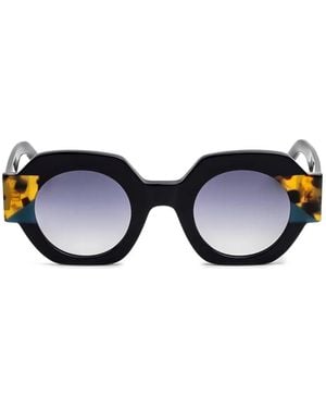 Kaleos Eyehunters Lunettes De Soleil À Monture Géométrique - Noir