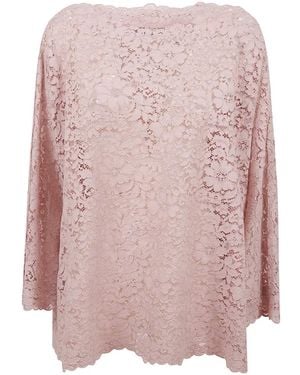Gianluca Capannolo Blouse En Dentelle - Rose