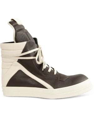 Rick Owens Geobasket High-Top Trainers - White