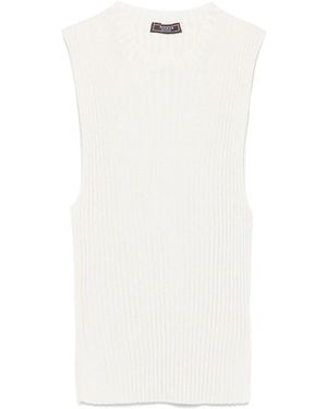 Peserico Fine-Ribbed Tank Top - White