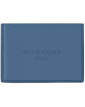 Givenchy Zweifarbiges Antigona Stamped Kartenetui Mit Klappe - Blau