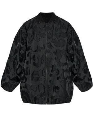 AllSaints Bayse Zipped Pattern Jacket - Black