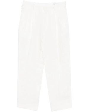 BE ABLE Belt-Loops Trousers - White