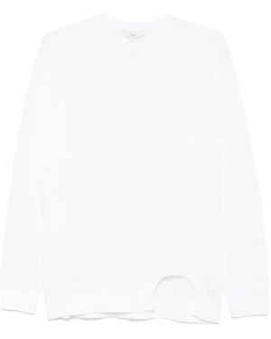 Tibi Pullover mit Cut-Out - Weiß