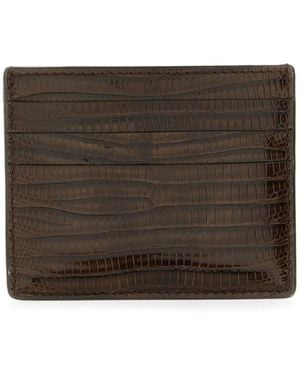 Brunello Cucinelli Klassisches Kartenetui - Braun