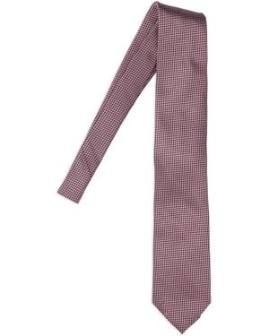 ZEGNA Cravate En Cachemire À Motif Intégral - Violet