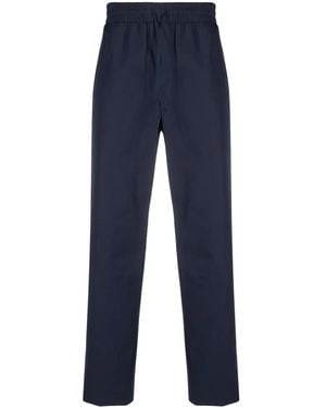 A.P.C. Kaplan Drawstring-Waist Trousers - Blue
