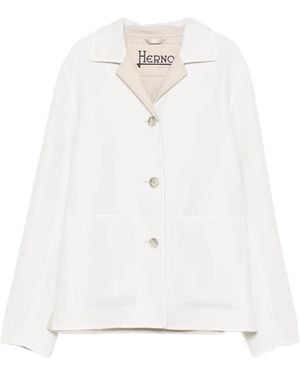 Herno Patch-Pocket Jacket - White