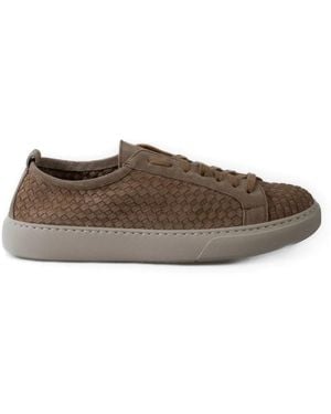Calce Interwoven Sneakers - Brown