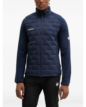 Mammut Quilted Paneled Performance Jacket - Blue