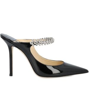 Jimmy Choo 100Mm Bing Crystal-Embellished Mules - Multicolor