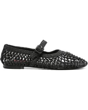 Simon Miller Leather Ballet Flats - Black