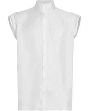 Dolce & Gabbana Ärmelloses Hemd - Weiß