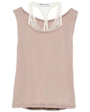 Our Legacy Haut Swim En Dentelle - Pink