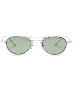 Maison Kitsuné X A. Society Hikari Brille Mit Clip-On-Gläsern - Grün