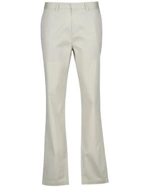 GANT Belt-Loops Straight-Leg Pants - Gray