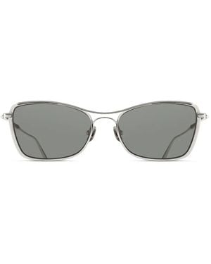 Matsuda Sonnenbrille Mit Eckigem Gestell - Grau