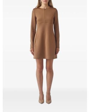 Max Mara Vestido Corto Acampanado - Neutro