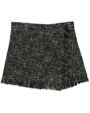 MSGM Tweed Shorts - ブラック