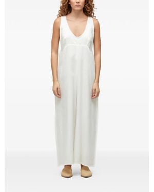 Osklen Frayed Jumpsuit - White