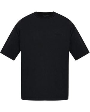 DSquared² Logo-Embroidered Short-Sleeve T-Shirt - Black