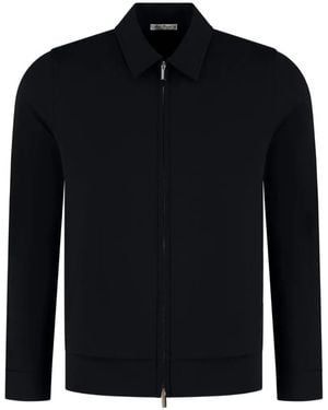 STEFAN BRANDT Zip-Up Collared Jacket - Blue