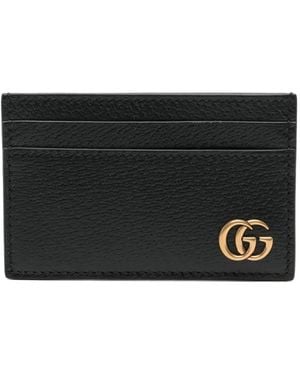 Gucci Gg Marmont Leather Cardholder - Black