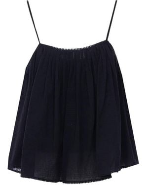ELEH Spaghetti-Strap Top - Blue