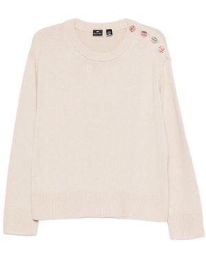 Paul Smith Button-detail sweater - Natur