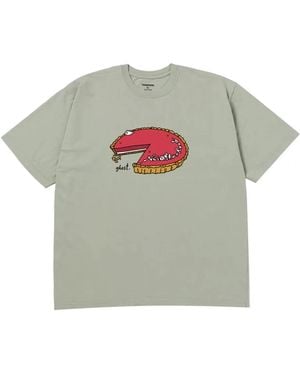 Neighborhood パイプリント Tシャツ - グレー