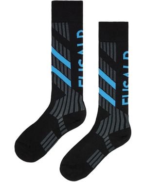 Fusalp Calcetines Tech En Jacquard - Negro