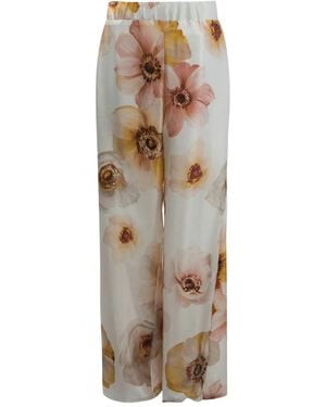 SLEEP NO MORE Floral Trousers - Natural